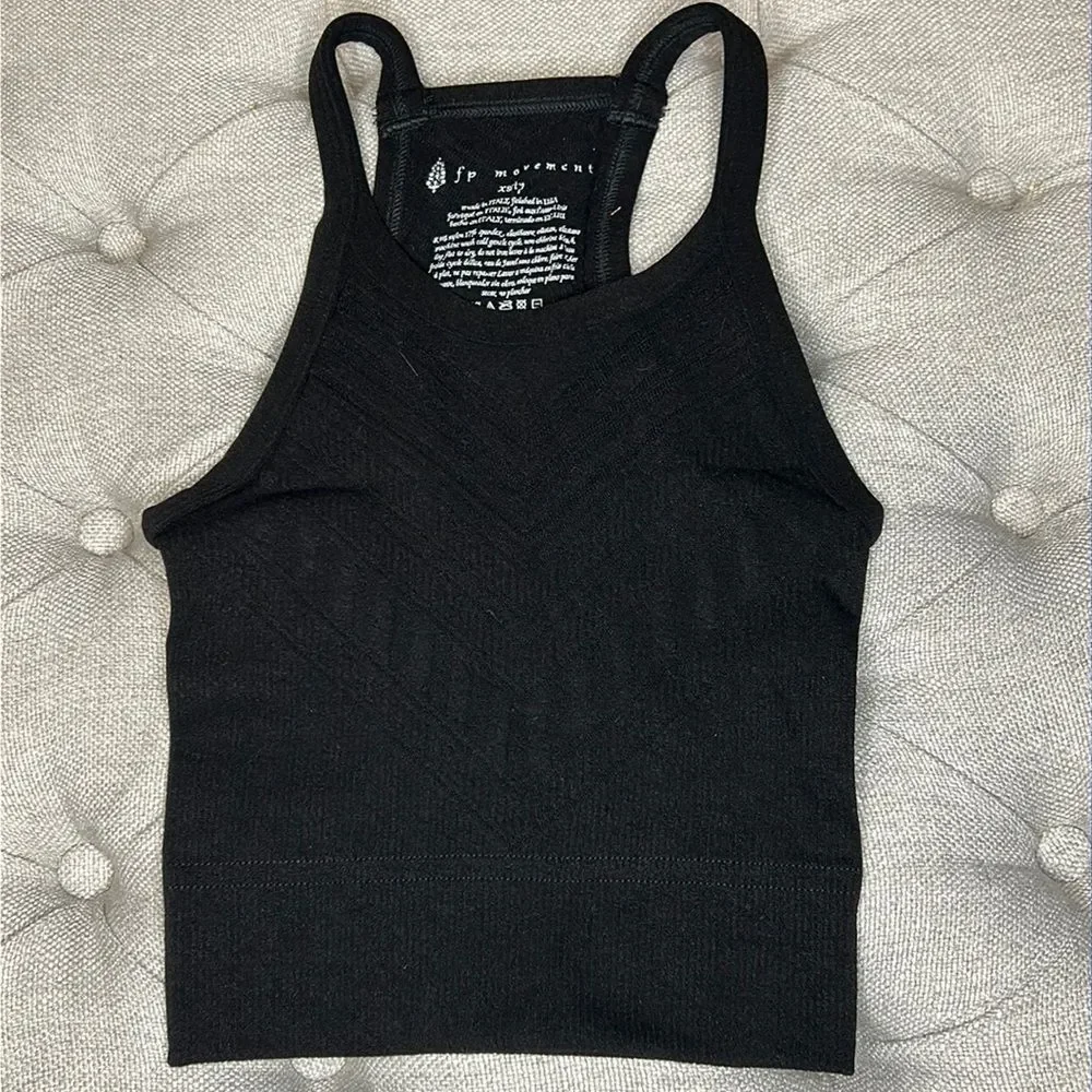 FREE PEOPLE | NWOT Gone Adrift Tank in Black